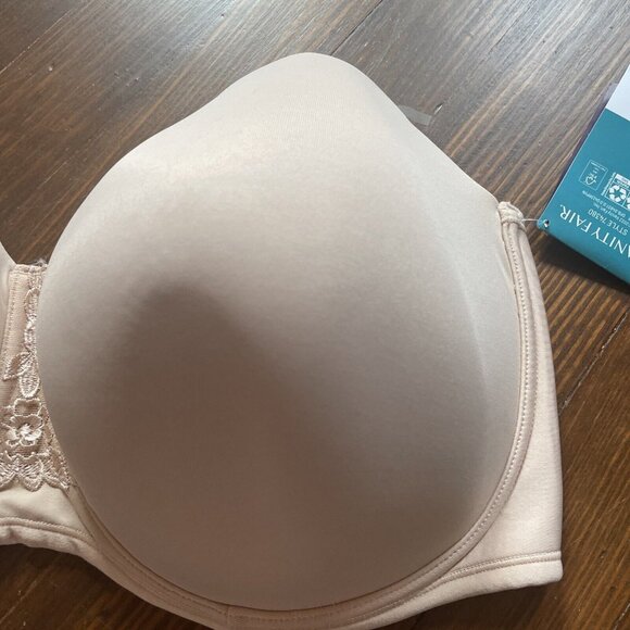 Vanity Fair Womens Beauty Back Underwire Smoothing Strapless Bra 42 G 74380 ROSE - Picture 8 of 11